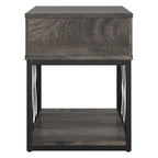 City Park Industrial End Table with Drawer