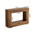 47 Inches Rustic Sofa Table for Entryway, Hallway and Living Room