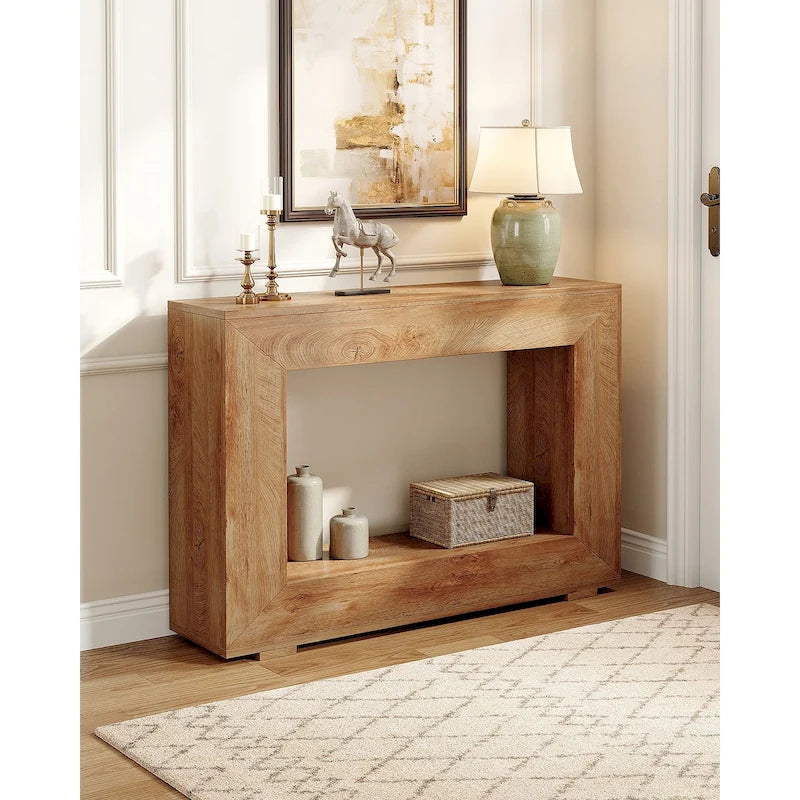 47 Inches Rustic Sofa Table for Entryway, Hallway and Living Room
