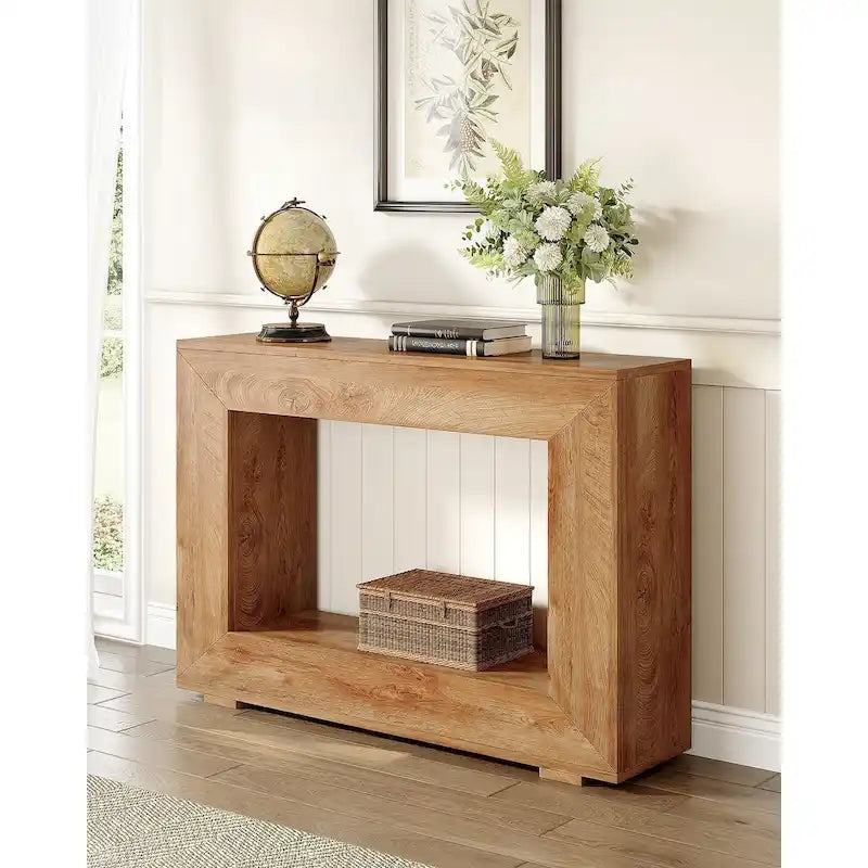 47 Inches Rustic Sofa Table for Entryway, Hallway and Living Room