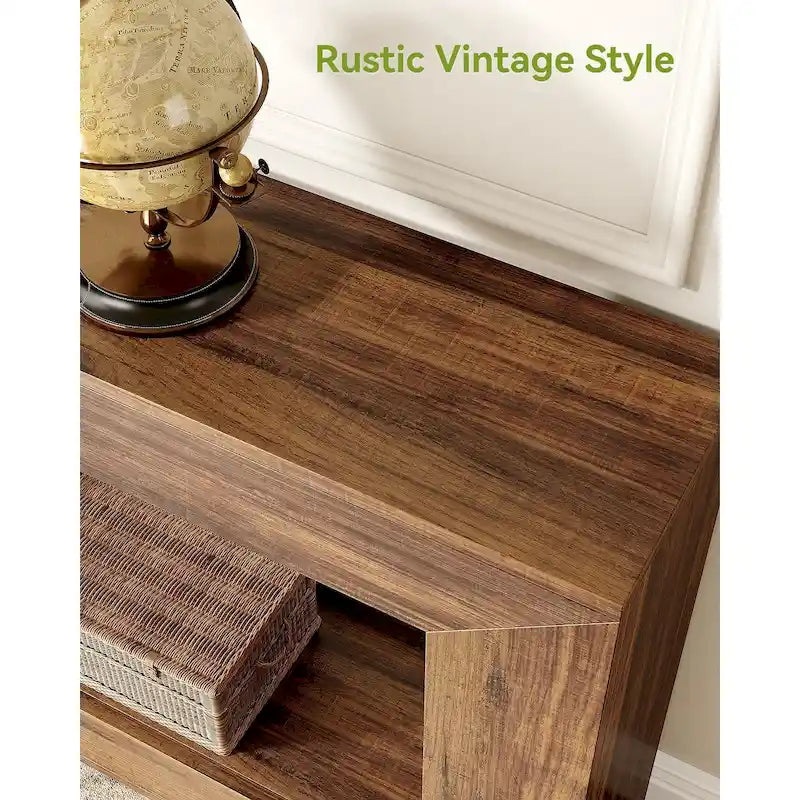 47 Inches Rustic Sofa Table for Entryway, Hallway and Living Room