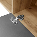 Modern Design TV Stands for TVs up to 80, LED Light Entertainment Center, Media Console with 6 Storage Cabinets